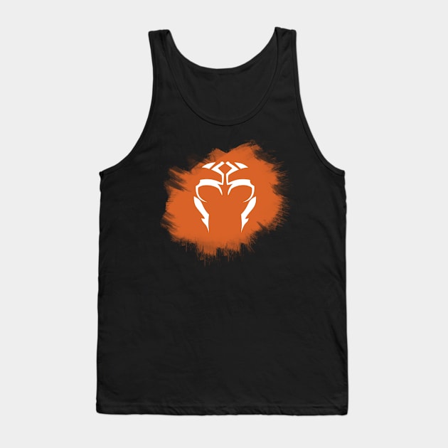 Ahsoka Tano Master Design [Black Background] Tank Top by Kochu